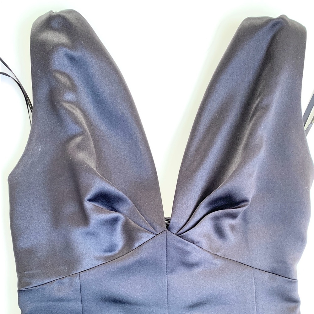Vera Wang Maids Black Dress